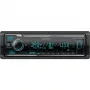 Elektronika KMM-BT508DAB, melna, 1 DIN, 200 W, 50 W, 24 h, AAC, FLAC, MP3, WAV, WMA