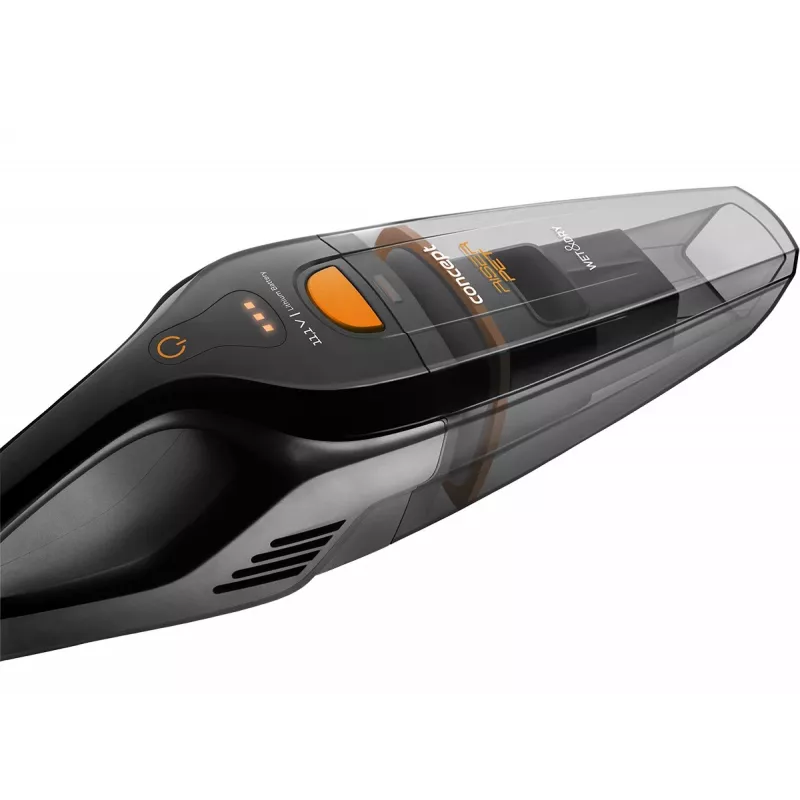 Rokas putekļsūcējs Concept VP4351 — sausā un mitrā tīrīšana, bez maisiņa, HEPA12, 0,5 l, 11,1 V baterija, 20 min, 1,08 kg