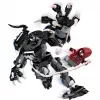 LEGO 76276 Marvel Venom mehāniskās bruņas pret Milesu Moralesu