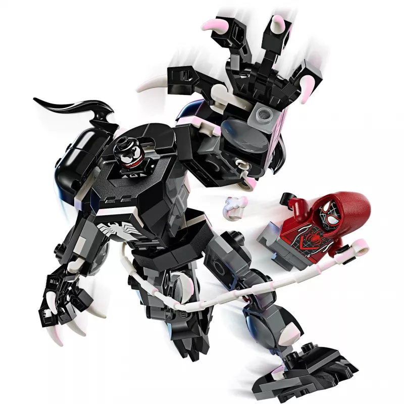 LEGO 76276 Marvel Venom mehāniskās bruņas pret Milesu Moralesu