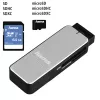 Hama 123900 karšu lasītājs USB 3.2 Gen 1 (3.1 Gen 1) Melns, Sudraba