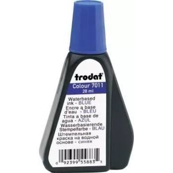 Trodat 7011 28ml zilas tintes pudele (7011B)