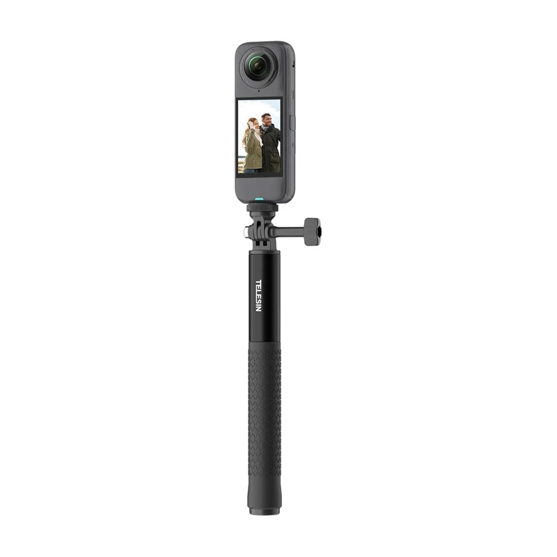 Pašportreta nūja Telesin S1-MNP-11 sporta kamerām, izvelkama līdz 150 cm