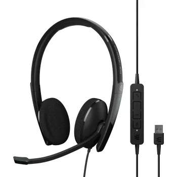 EPOS ADAPT 160 USB II austiņas ar vadu galvas lentes tipa birojam/zvanu centram USB Type-A melnas