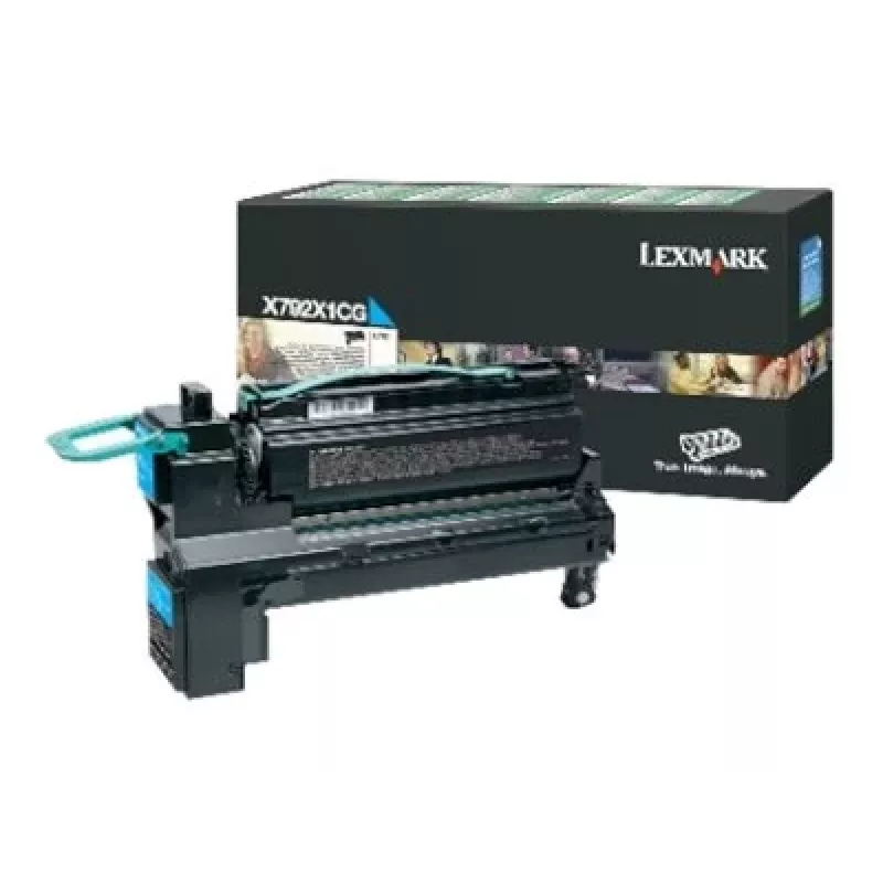 Lexmark X792X1CG - Toneris ciāna krāsā - priekš X792de, X792dte, X792dtfe, X792dtme, X792dtpe, X792dtse