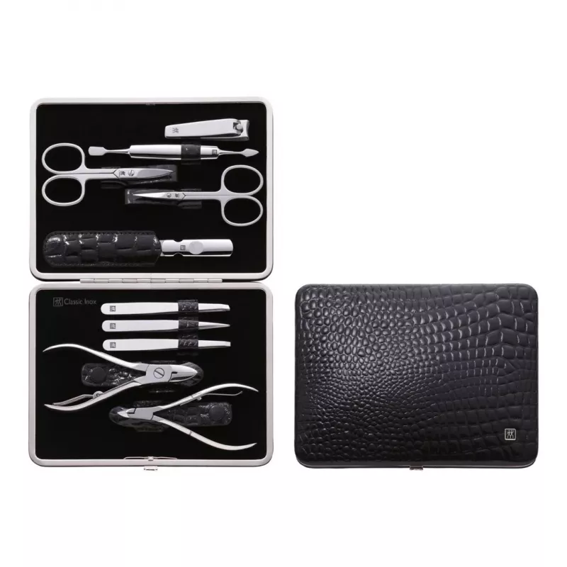 Manikīra un pedikīra instrumentu komplekts ZWILLING 97509-004-0 nerūsējošais tērauds melns