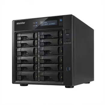 Asustor Lockerstor 8 Gen3 AS6808T 8 nodalījumu NAS, AMD Ryzen V3C14, 16GB DDR5 ECC, 2x 10GbE + 2x 5GbE