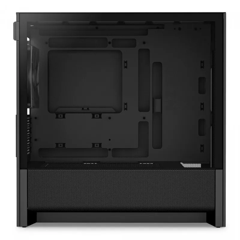NZXT H3 Flow Micro ATX korpuss ar gaisa plūsmu - Melns
