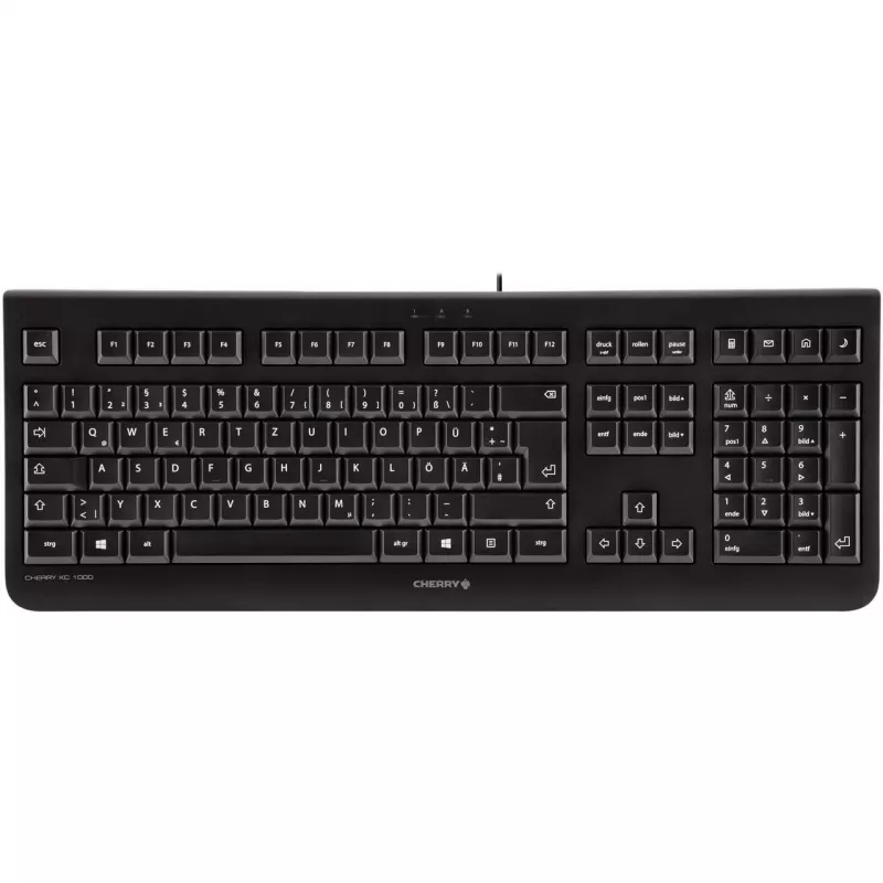 Cherry KC 1000 - tastatūra - ziemeļvalstu - melna