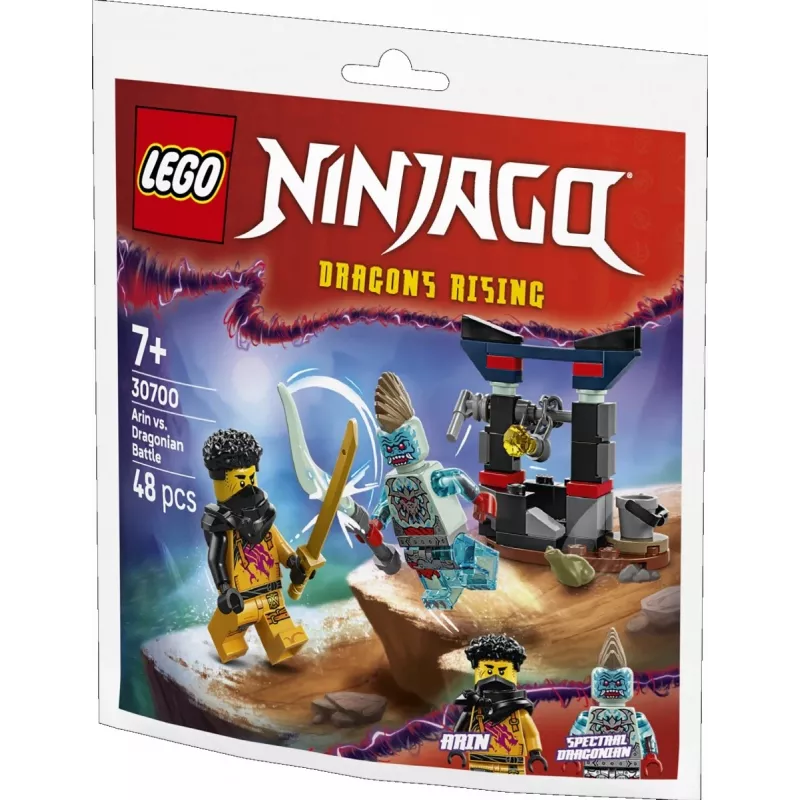 Konstrukciju rotaļlieta LEGO komplekts 30700 Arin's Battle with the Dragon Man polimaisiņš (mini komplekts)