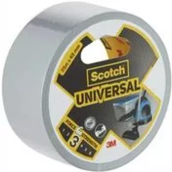 Līmlente no auduma 3M Scotch 48 mm x 25 m, sudrabota, elastīga auduma remonta lente