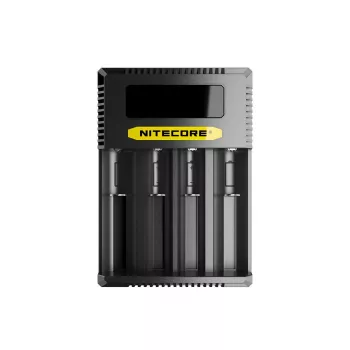 Akumulatora lādētājs Nitecore Ci4 — universāls USB lādētājs litija jonu / NiCd / NiMH akumulatoriem, 5/9/12V ieeja, 3A, plastmasa, 0,1914 kg