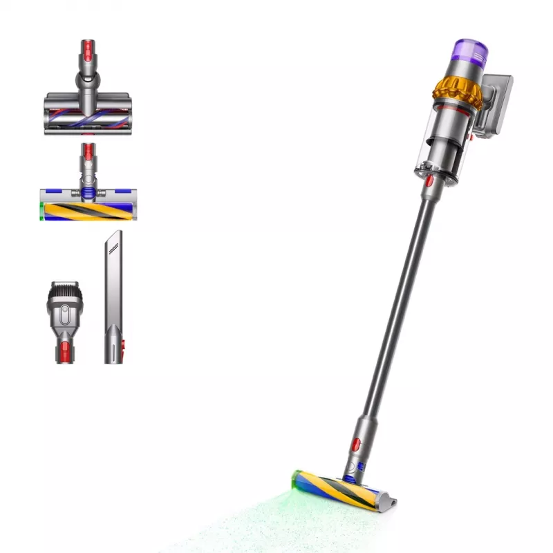 Dyson V15 Detect Absolute rokas putekļsūcējs niķelis, dzeltens 446986-01