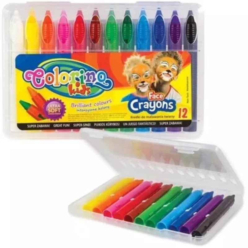 Colorino Kids Face crayons 12 krāsas