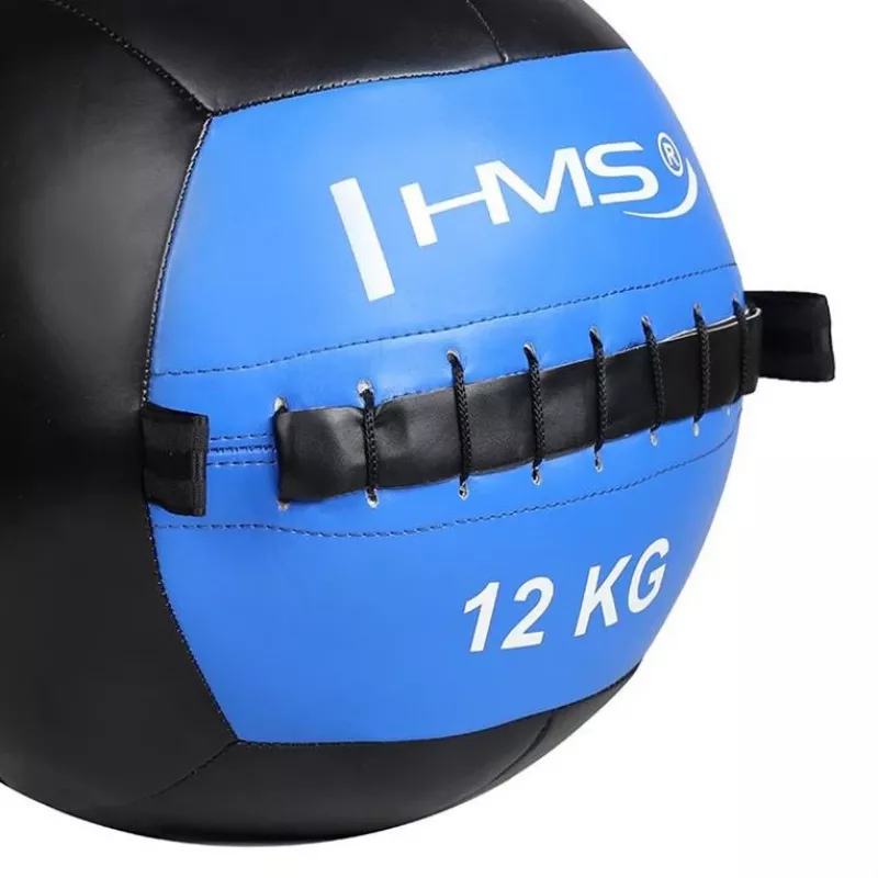 HMS Fitness WLB12 medicīnas bumba 12 kg Melna, Zila
