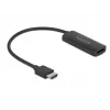 Adapteris HDMI-A vīr. uz DisplayPort siev. 4K 60 Hz DeLOCK 63206