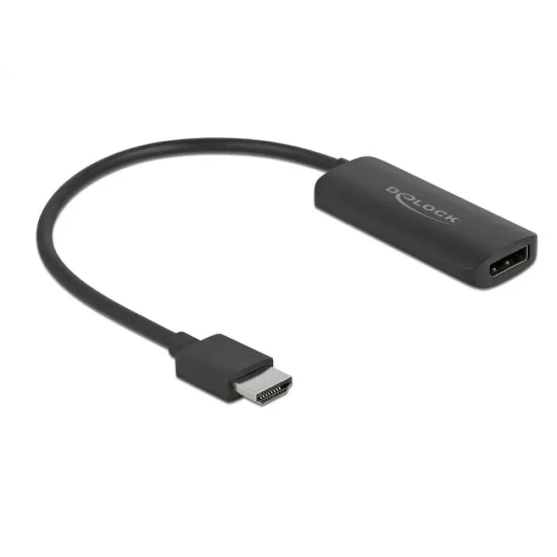 Adapteris HDMI-A vīr. uz DisplayPort siev. 4K 60 Hz DeLOCK 63206