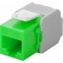 Wentronic Goobay CAT 6a KeyStone RJ45 Jack, neekranēts, 500 MHz, zaļi balts (90687)