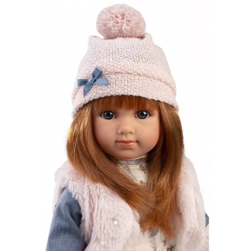 Llorens Nicole 35 cm — reālistiski vaibsti, mīksts ķermenis, lelle mazulīte