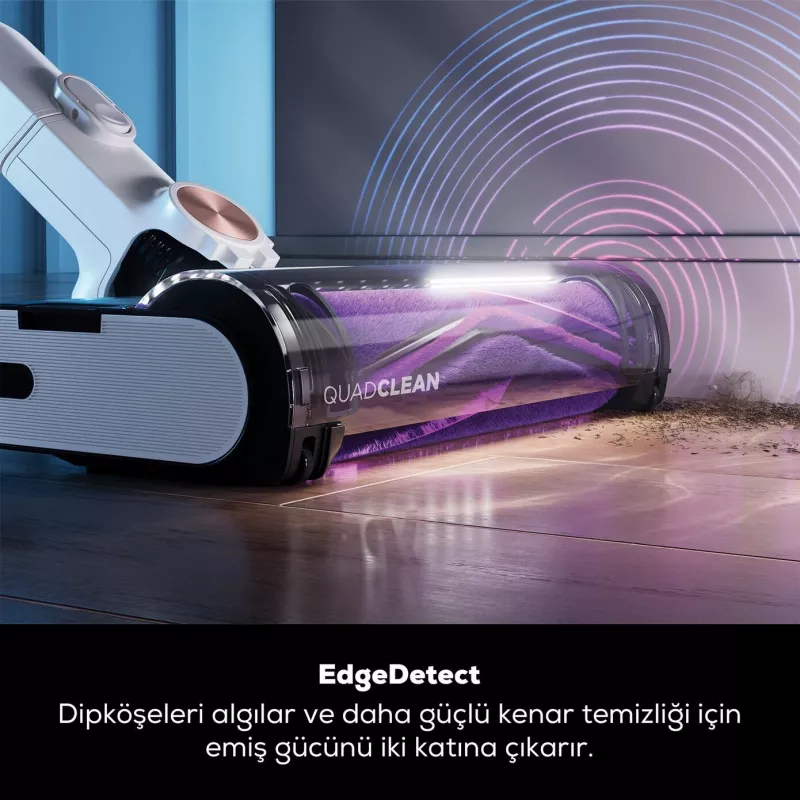 Shark Detect Pro IW3611EU putekļsūcējs ar automātisko iztukšošanas sistēmu 2L 240 W balts un zelts