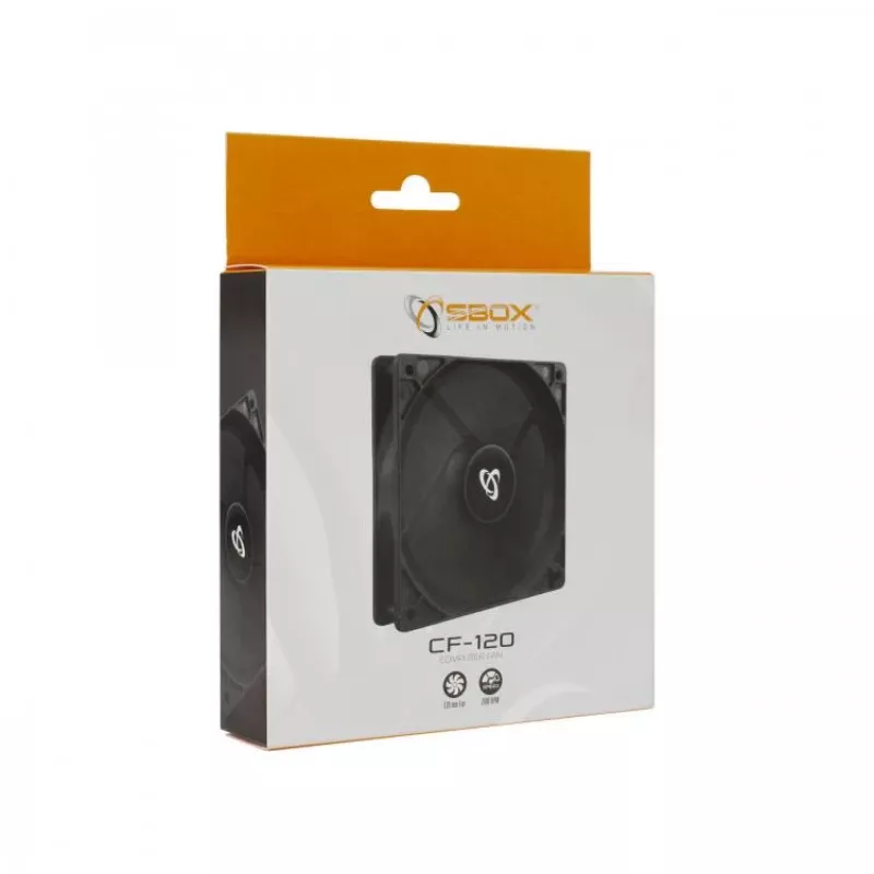 SBOX CF-120/R 120mm korpusa ventilators