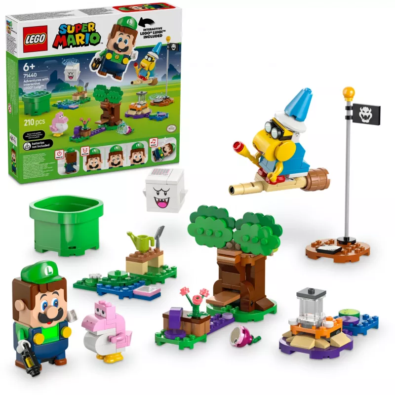 Konstruēšanas rotaļlieta LEGO 71440 Super Mario Interaktīva LEGO Luigi figūriņa