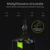 Jaudas pārveidotājs zaļa Cell INV04DE, 24 V ieeja, 230 V izeja, 500 W, 50 Hz, universāls strāvas adapteris, melns