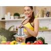 Beper P102ROB001 pārtikas smalcinātājs, 1,5 L stikla trauks, 500 W, nerūsējošais tērauds
