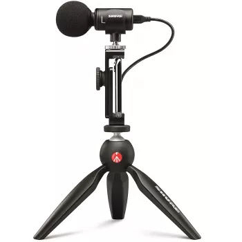 Shure MV88+ VIDEO KIT Black galda mikrofons
