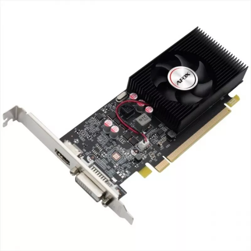 AFOX GeForce GT1030 4GB GDDR5 grafiskā karte, zema profila, PCIe x16