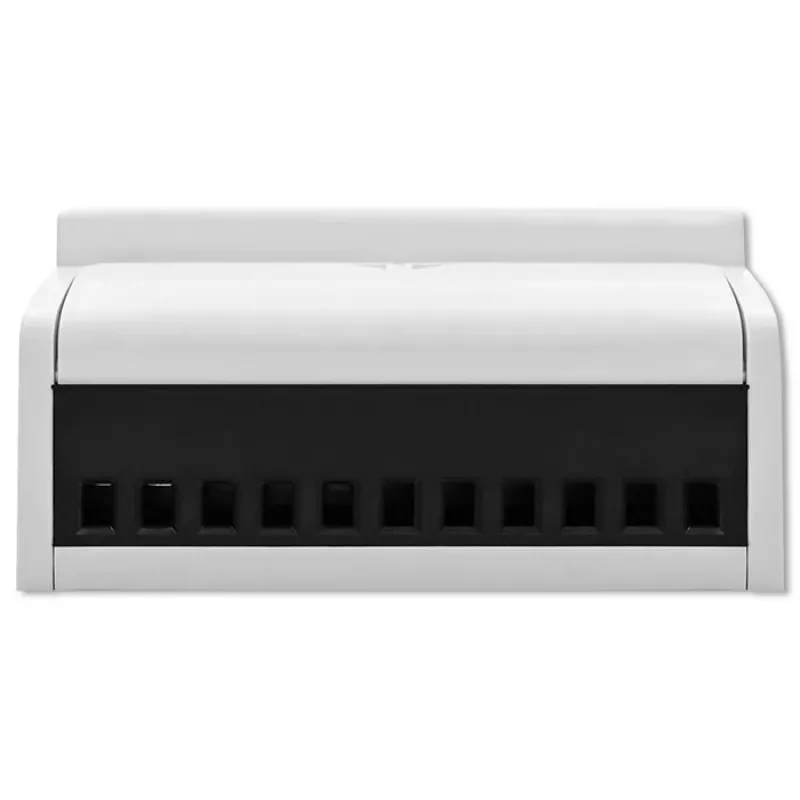 Qoltec Trīsfāzu divvirzienu elektroniskais skaitītājs | DIN sliedes enerģijas patēriņa mērītājs | 400V | 100A | LCD | 4P