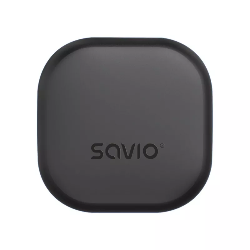 SAVIO in-ear TWS headset TWS-12, Bluetooth 5.3, built-in mic, Melns