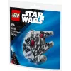 LEGO konstruktors 30708 Star Wars Millennium Falcon mini modelis polietilēna maisiņā, mazs kolekcionējams komplekts