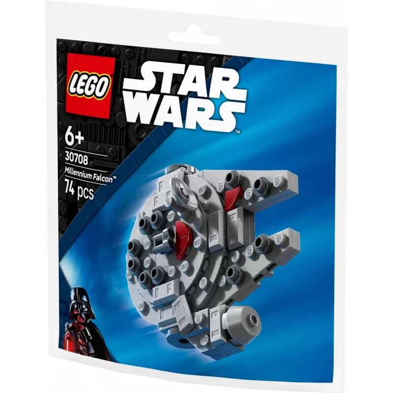 LEGO konstruktors 30708 Star Wars Millennium Falcon mini modelis polietilēna maisiņā, mazs kolekcionējams komplekts
