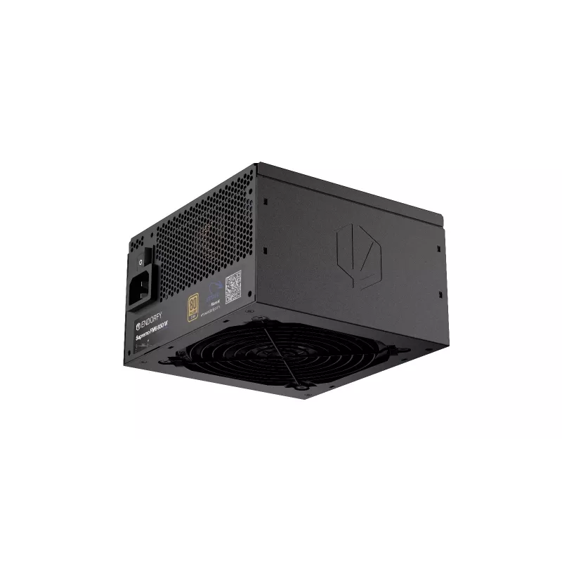 ENDORFY Supremo FM6 850 W barošanas bloks, 24-pin ATX, pilnībā modulārs, 80 PLUS Gold, 120 mm ventilators, melns