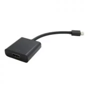 VALUE - Video- / Audio-Adapter - DisplayPort / HDMI - Mini DisplayPort (V) - HDMI, 19 kontaktu (S) - (DisplayPort 1.2) - Melns (12.99.3142)