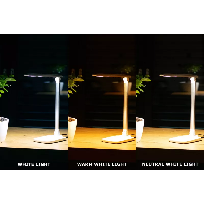 Montis daudzfunkcionālā LED galda lampa MT042 5.7 W F Balts