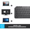 Logitech MX Keys Mini - tastatūra - apgaismojama - Bluetooth - QWERTZ - šveiciešu - grafīta (920-010485)
