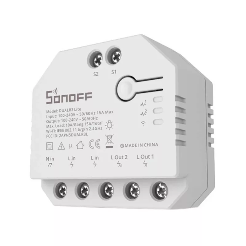 Sonoff Dual R3 Lite viedais slēdzis