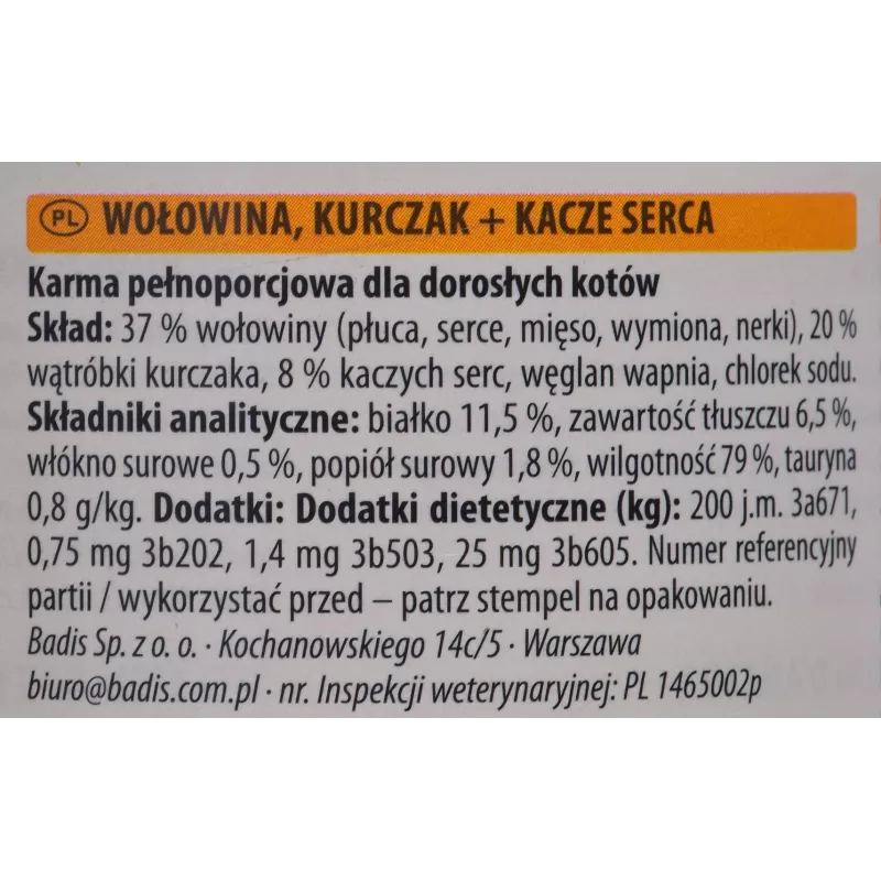 Slapjā kaķu barība animonda ANIMONDA Carny 200 g — liellopu gaļa, bez graudiem, bez glutēna
