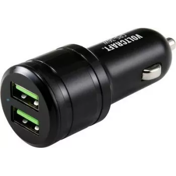 VOLTCRAFT CPS-36W VC-11015375 USB lādētājs automašīnai Izejas strāva (maks.) 3 A 2 x USB (VC-11015375)