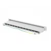 Patch panel 1U LANBERG PPS7-1024-S — 24-portu, Cat7, F/UTP, metāla, 1U (445×102×44,5 mm)