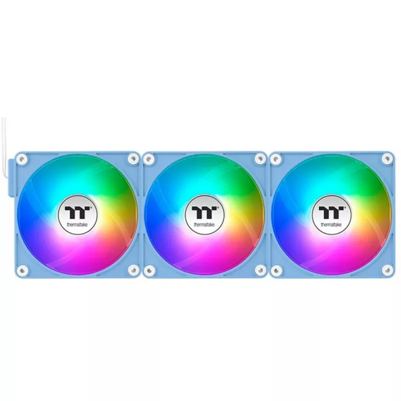 Thermaltake CT140 EX Reverse ARGB 140mm korpusa ventilators, 3 gab. komplekts, Hydrangea Zils