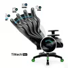 Diablo X-One 2.0 Normal Size Gaming chair Melns, zaļa