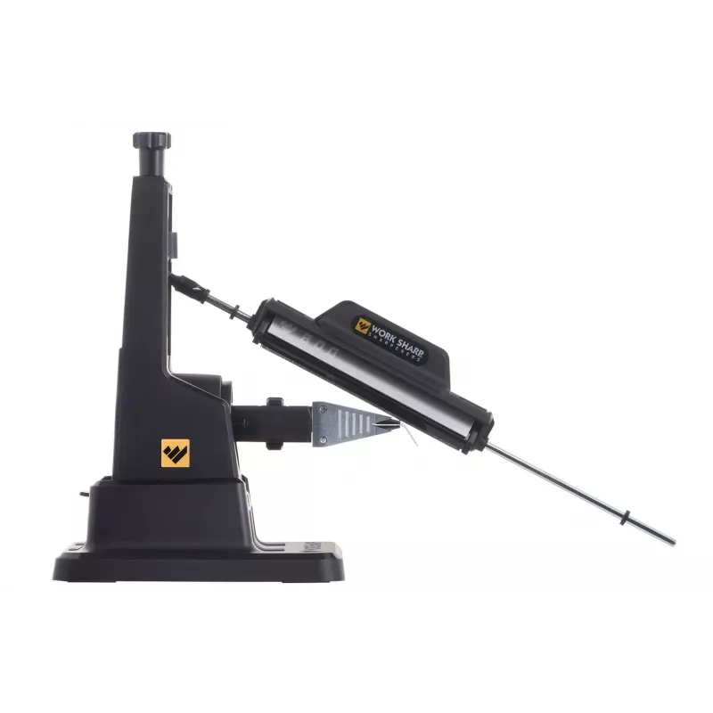 Nažu asināmais Work Sharp Precision Adjust 09DX164 regulējams leņķis ar keramisko slīpēšanas stieni, dimanta plāksnēm, melns, 243,8×165,1×143,3 mm