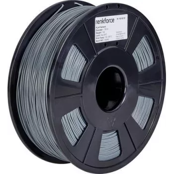 Renkforce RF-4511192 3D drukas materiāls Polilaktīda (PLA) Pelēks 1 kg (RF-4511192)