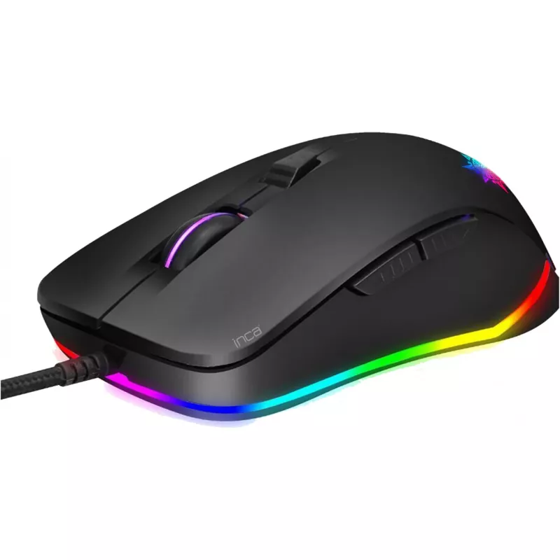 INCA Gaming Mouse IMG-327 4800 DPI. RGB. 6 pogas. USB. SW retail