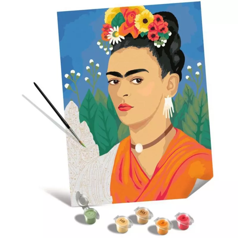 Audekla puzles komplekts Ravensburger CreArt ART Collection: Frida Kahlo glezna, audekla izdevums