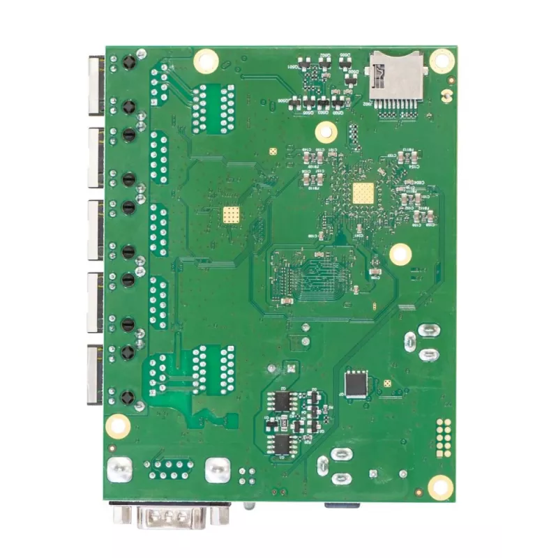 vadu maršrutētājs Mikrotik RB450Gx4 Gigabit Ethernet zaļš