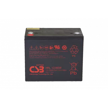 CSB Battery Akumulators 12V 6Ah 25W Pb F2 | HRL1225W